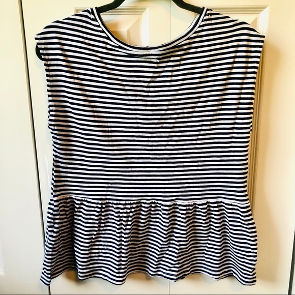 Banana Republic | Striped | Peplum Tom - Picture 3 of 4
